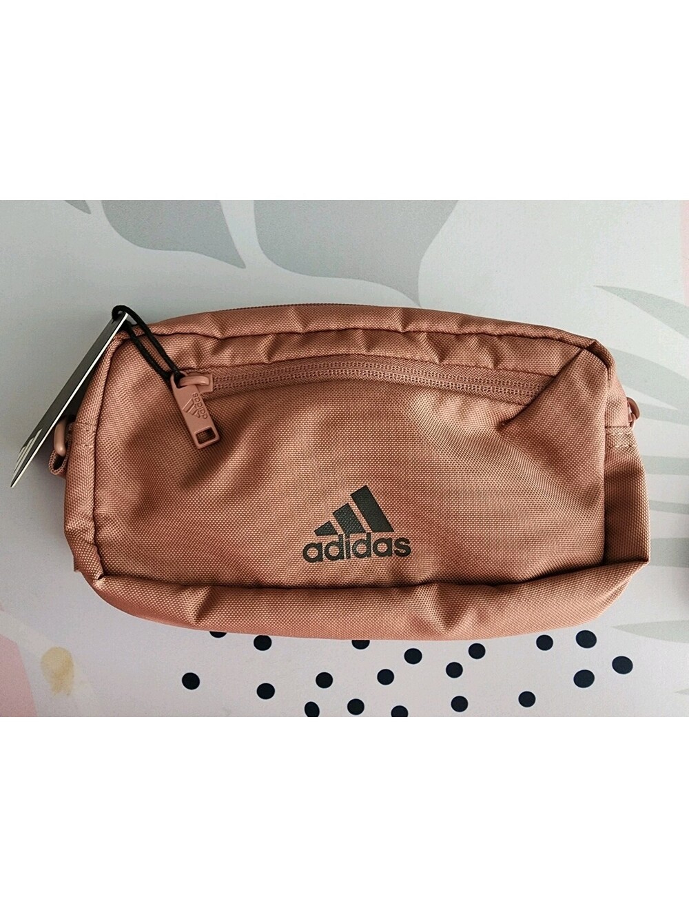 Adidas Clay Pink Waist Bag with Adjustable Strap JJ7744